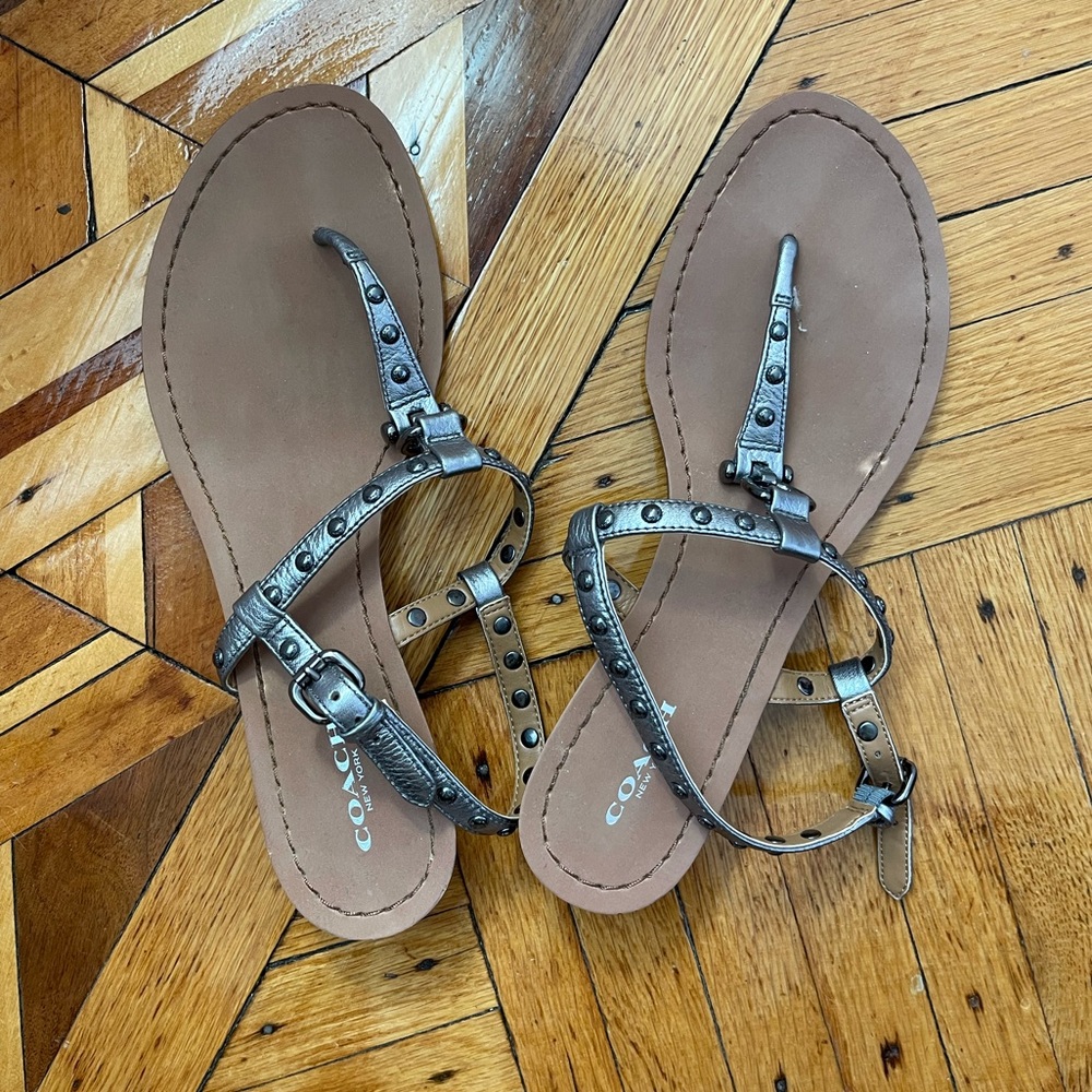 Coach heeled sandals